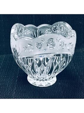 Cut Glass Candy Dish / Small Vase